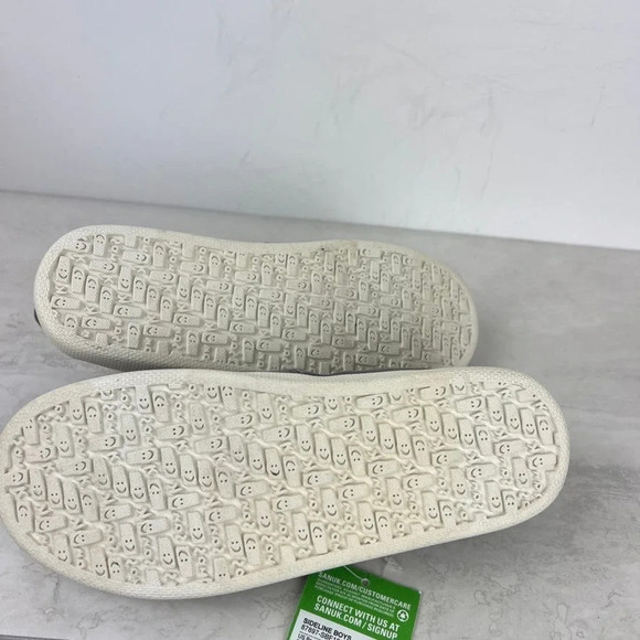 Sanuk Sideline Boys Slip On Sidewalk Surfers Boys Size 1 NEW - Picture 6 of 8